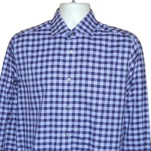 Robert Graham Tailored Fit Mens Long Sleeves Dress/Casual Shirt 15.5 Like New